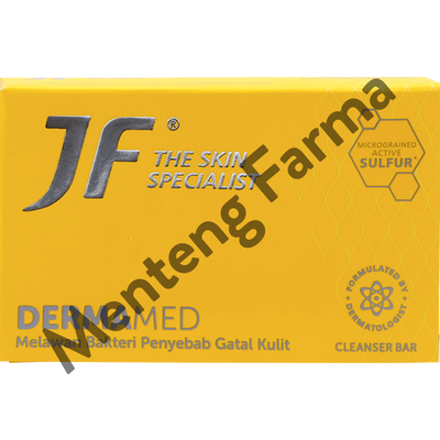 JF Dermamed Cleanser Bar 90 Gr - Sabun Anti Bakteri - Menteng Farma