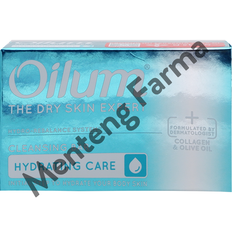 Oilum Hydrating Care Cleansing Bar 85 Gr - Sabun Collagen Kulit Kering - Menteng Farma