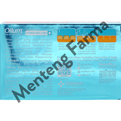 Oilum Hydrating Care Cleansing Bar 85 Gr - Sabun Collagen Kulit Kering - Menteng Farma