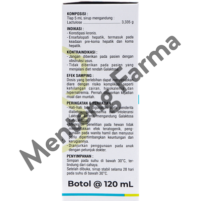 Opilax Sirup 120 mL - Obat Sembelit dan Wasir - Menteng Farma