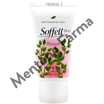 Soffell Lotion Blossom 50 Gr - Lotion Anti Nyamuk - Menteng Farma