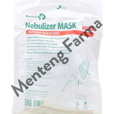 Masker Nebulizer Kids - Masker Uap Anak - Menteng Farma