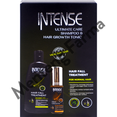 Intense Twin Pack Ultimate Care Shampoo + Hair Tonic - Perawatan Rambut Rontok - Menteng Farma