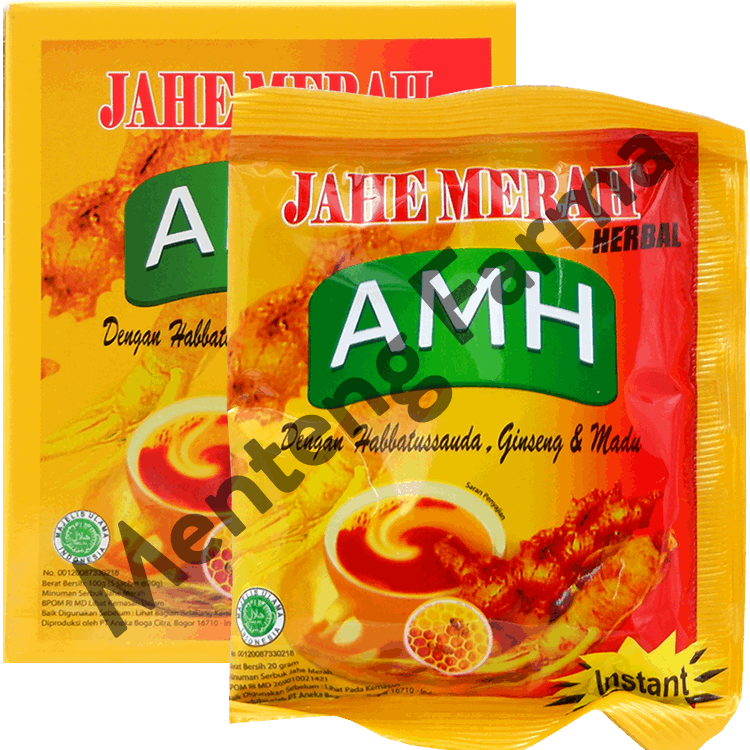 AMH Jahe Merah Isi 5 Sachet - Minuman Jahe Merah