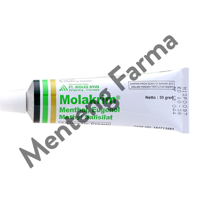 Molakrim Cream 30 g - Krim Pereda Nyeri Otot dan Sendi - Menteng Farma