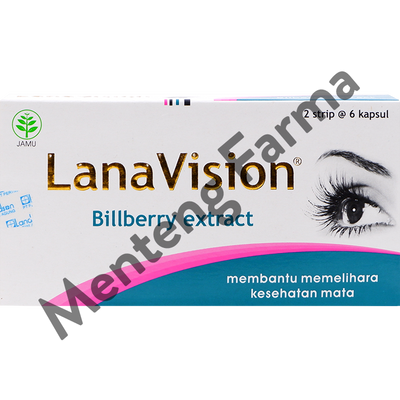 Lanavision 6 Kapsul - Suplemen Kesehatan Mata - Menteng Farma