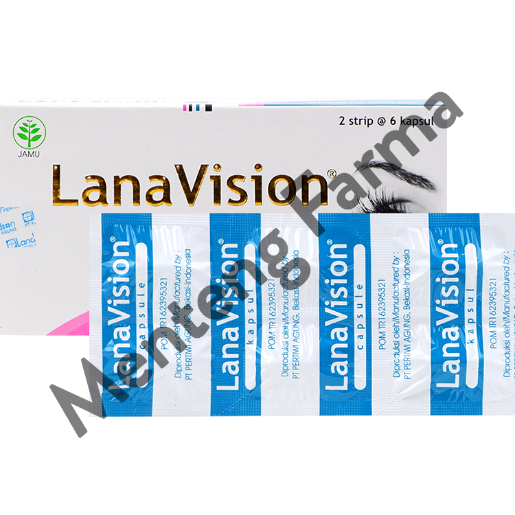 Lanavision 6 Kapsul - Suplemen Kesehatan Mata - Menteng Farma