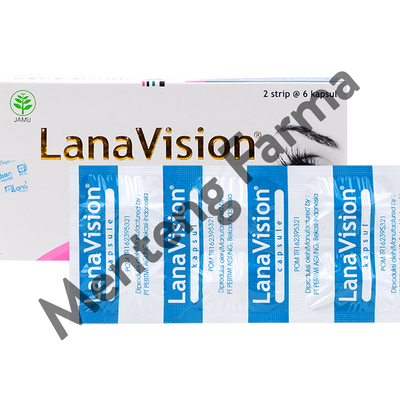 Lanavision 6 Kapsul - Suplemen Kesehatan Mata - Menteng Farma