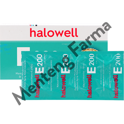 Halowell E 200 IU 6 Kapsul - Suplemen Vitamin E - Menteng Farma