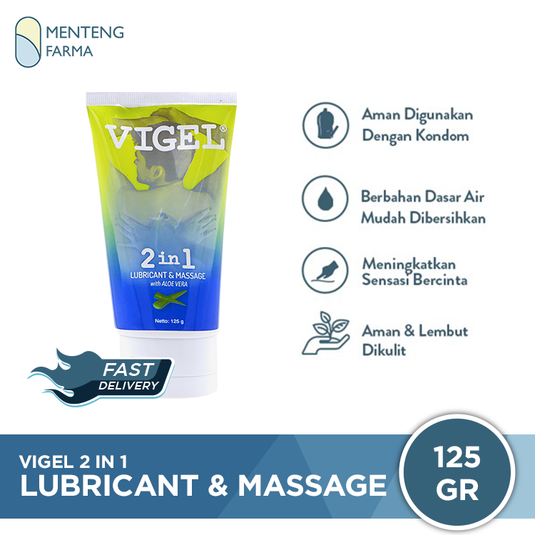 Vigel 2 in 1 Lubricant And Massage - Menteng Farma