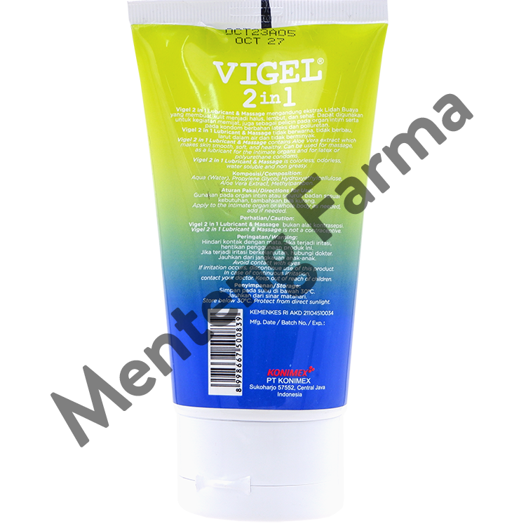 Vigel 2 in 1 Lubricant And Massage - Menteng Farma