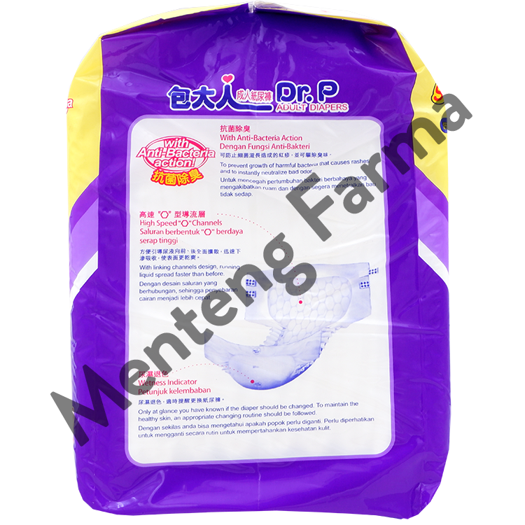 Dr. P Adult Diapers Special Size M10 - Diapers Dewasa - Menteng Farma