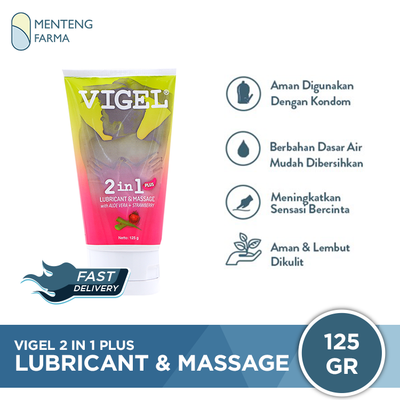 Vigel 2 in 1 Plus Lubricant & Massage - Menteng Farma