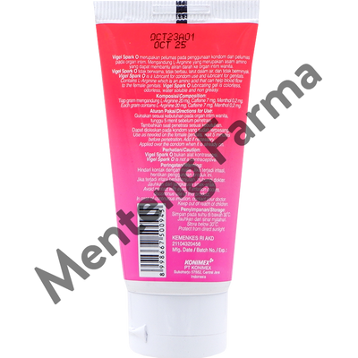 Vigel Spark-O Lubricating Gel 30 Gr - Menteng Farma
