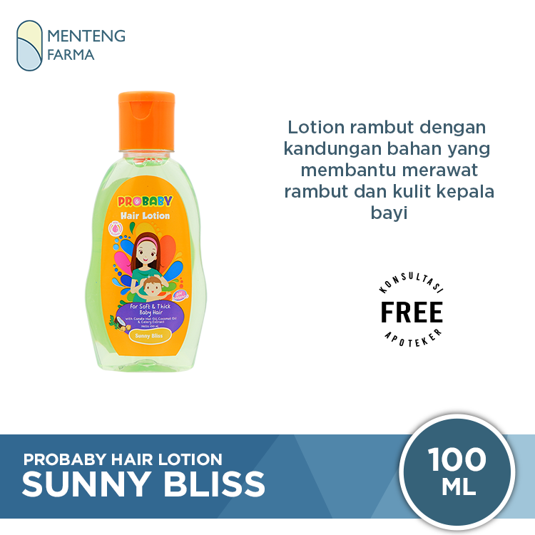 Probaby Hair Lotion Sunny Bliss 100 mL - Perawatan Rambut Bayi - Menteng Farma