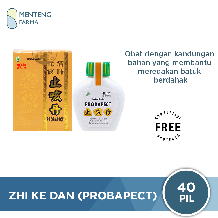 Zhi Ke Dan (Probapect) - Obat Batuk Berdahak - Menteng Farma