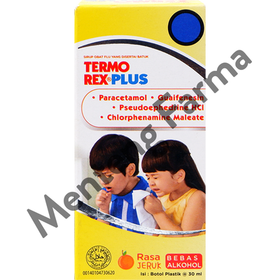 Termorex Plus Sirup 30 mL - Obat Batuk dan Pilek Anak - Menteng Farma