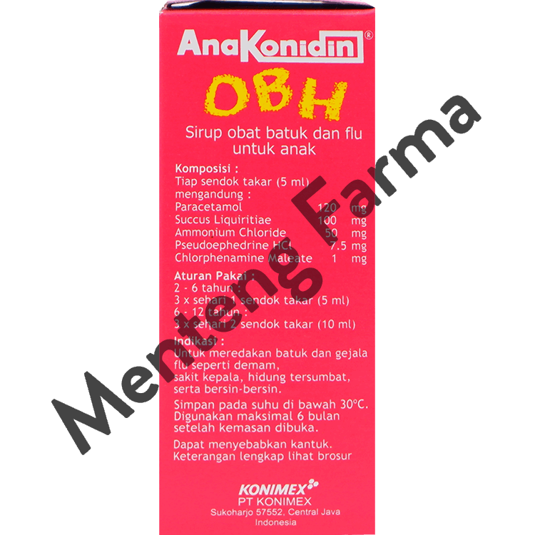 Anakonidin OBH Sirup 60 mL - Obat Batuk dan Flu Anak