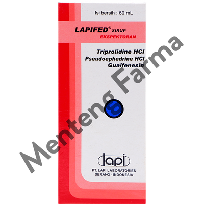 Lapifed Ekspektoran Sirup 60 ml - Obat Batuk dan Flu - Menteng Farma