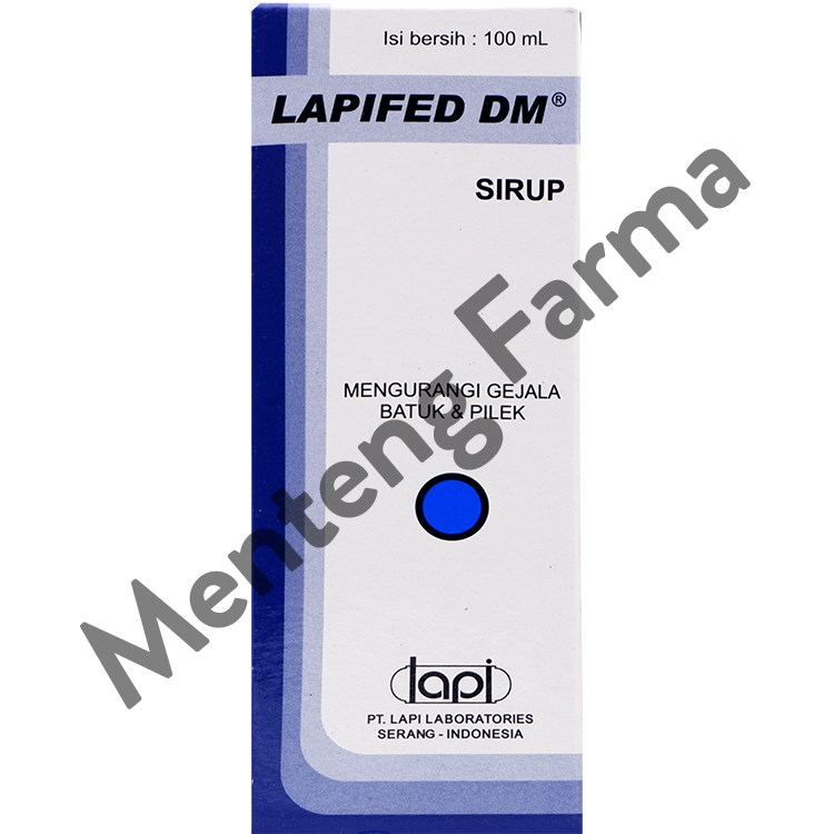 Lapifed DM Sirup 100 ml - Mengatasi Gejala Pilek - Menteng Farma