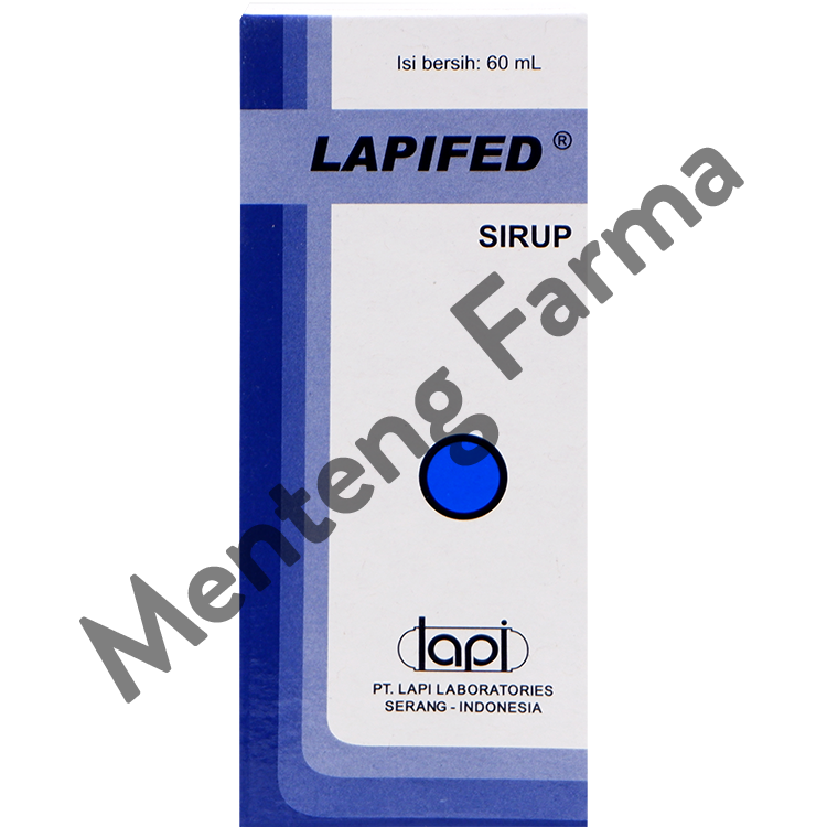 Lapifed Sirup 60 ml - Mengatasi Gejala Pilek - Menteng Farma