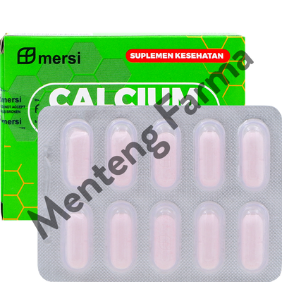 Calcium Carbonate 500 mg 10 Tablet - Suplemen Kalsium dan Kesehatan Tulang - Menteng Farma