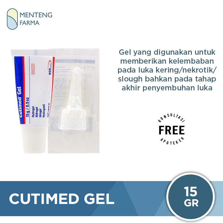 Cutimed Gel 15 Gr - Gel Penyembuhan Luka Nekrotik - Menteng Farma