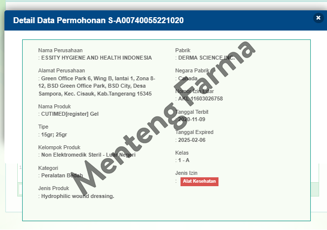 Cutimed Gel 15 Gr - Gel Penyembuhan Luka Nekrotik - Menteng Farma