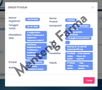 Throdix 60 Kapsul - Membantu Meredakan Batuk - Menteng Farma