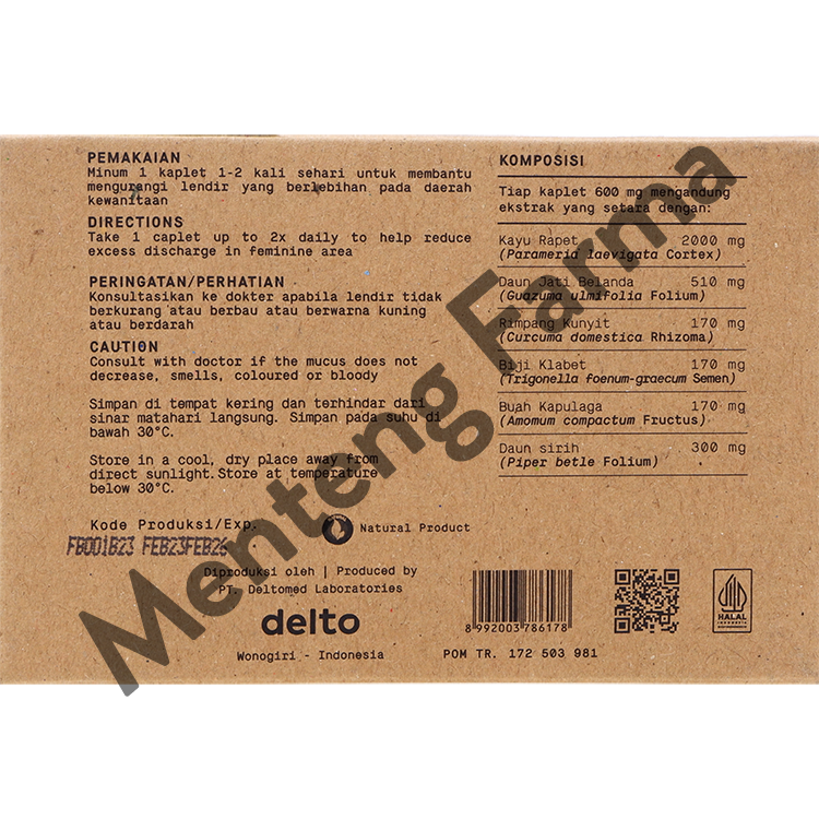 Herbana Balance Madia Feminine Health 10 Kaplet - Mengurangi Lendir Daerah Kewanitaan - Menteng Farma