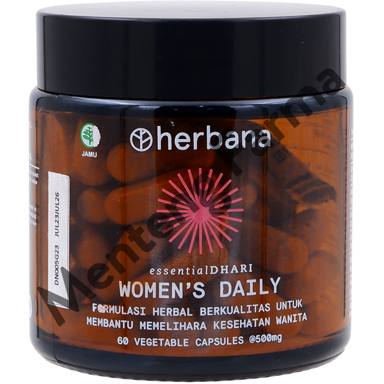 Herbana Women's Daily 60 Kapsul - Memelihara Kesehatan Wanita - Menteng Farma