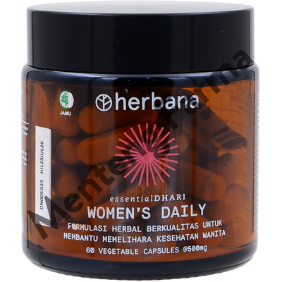 Herbana Women's Daily 60 Kapsul - Memelihara Kesehatan Wanita - Menteng Farma