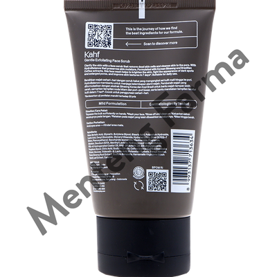 Kahf Gentle Exfoliating Face Scrub 100 mL - Membantu Samarkan Noda Hitam - Menteng Farma