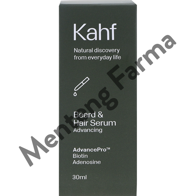 Kahf Advancing Beard & Hair Serum 30 mL - Serum Janggut dan Rambut - Menteng Farma