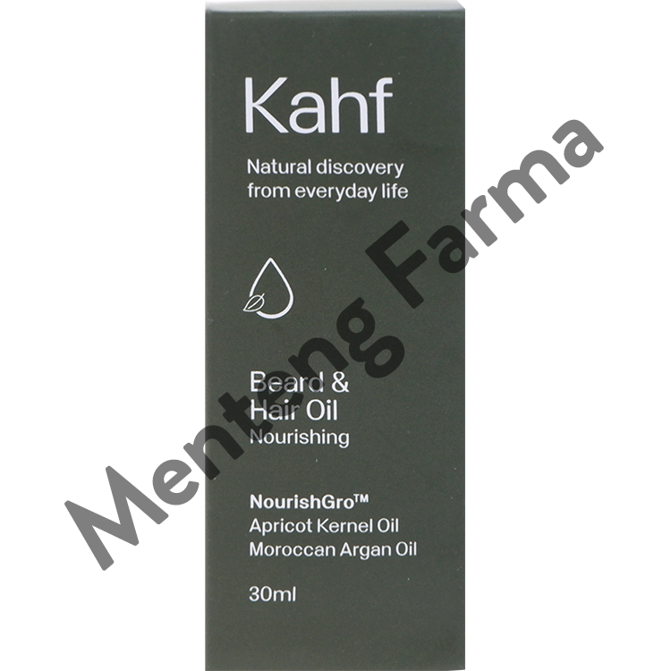 Kahf Nourishing Beard & Hair Oil 30 mL - Minyak Janggut dan Rambut - Menteng Farma