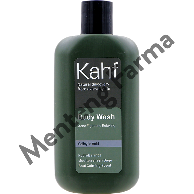 Kahf Acne Fight and Relaxing Body Wash 200 mL - Melawan Kuman Penyebab Jerawat - Menteng Farma