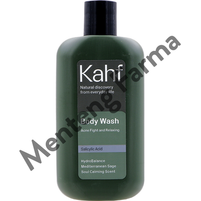 Kahf Acne Fight and Relaxing Body Wash 200 mL - Melawan Kuman Penyebab Jerawat - Menteng Farma