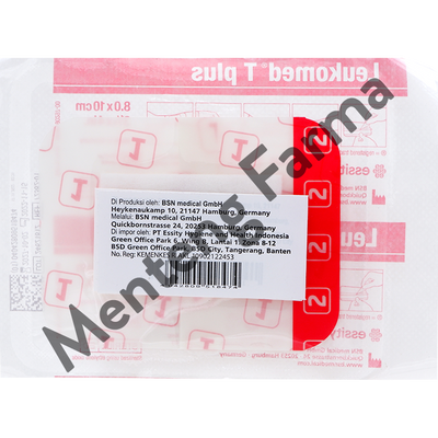 Leukomed T Plus Plaster Steril 8 CM x 10 CM - Plester Penutup Luka Steril - Menteng Farma