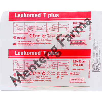 Leukomed T Plus Plaster Steril 8 CM x 10 CM - Plester Penutup Luka Steril - Menteng Farma