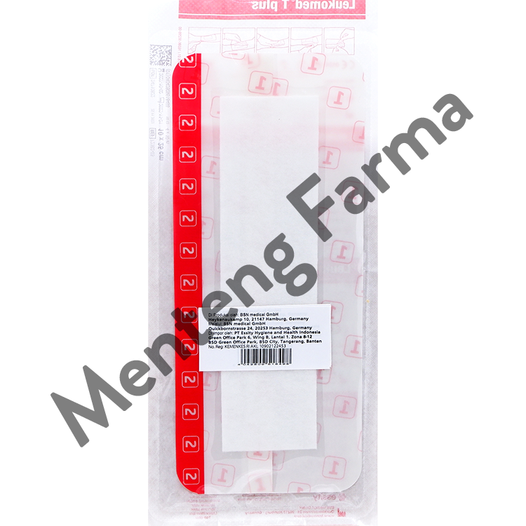 Leukomed T Plus Plaster Steril 10 CM x 25 CM - Plester Penutup Luka Steril - Menteng Farma