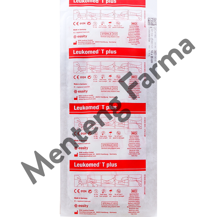 Leukomed T Plus Plaster Steril 10 CM x 25 CM - Plester Penutup Luka Steril - Menteng Farma