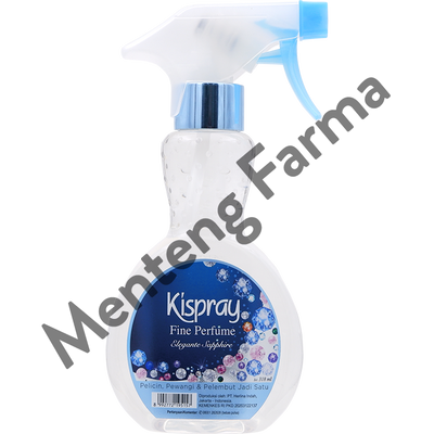 Kispray Pewangi dan Pelembut Botol Elegante Sapphire 318 mL - Pewangi dan Pelembut Pakaian - Menteng Farma