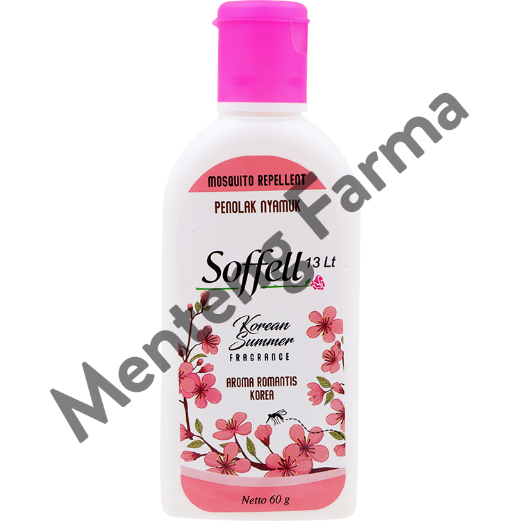 Soffell Lotion Korean Summer 60 Gr - Lotion Anti Nyamuk - Menteng Farma