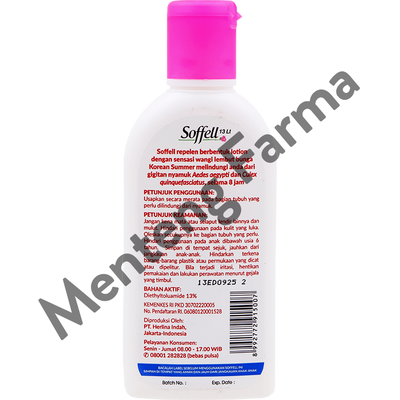 Soffell Lotion Korean Summer 60 Gr - Lotion Anti Nyamuk - Menteng Farma