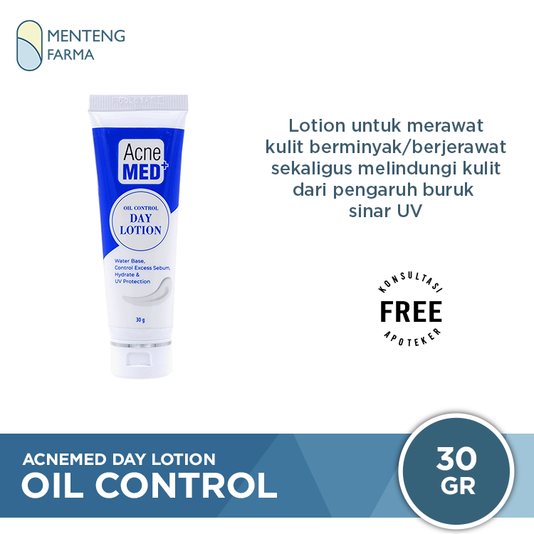 Acnemed Oil Control Day Lotion 30 Gr - Mengontrol Minyak Wajah - Menteng Farma