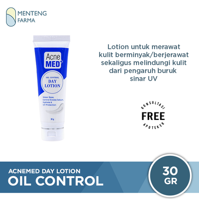 Acnemed Oil Control Day Lotion 30 Gr - Mengontrol Minyak Wajah - Menteng Farma