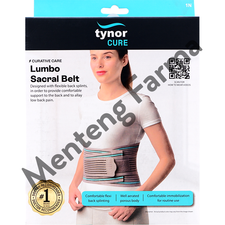 Tynor Lumbo Sacral Belt Size S - Melindungi Pinggang yang Cedera - Menteng Farma