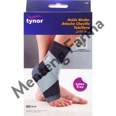 Tynor Ankle Binder Size M - Melindungi Pergelangan Kaki yang Cedera - Menteng Farma