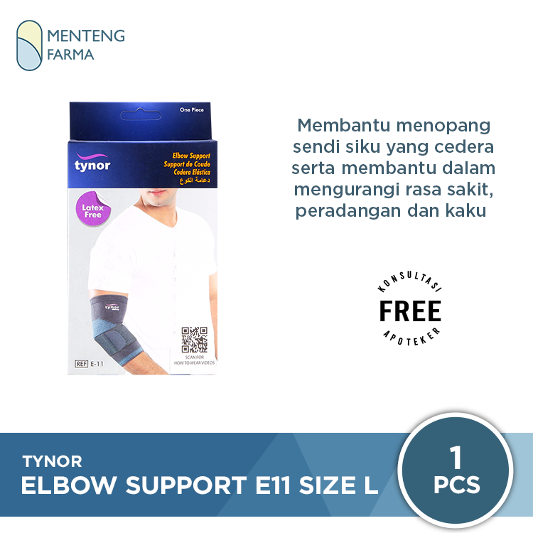 Tynor Elbow Support E11 Size L - Melindungi Siku yang Cedera - Menteng Farma