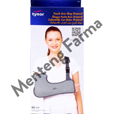 Tynor Pouch Arm Sling Tropical Size M - Menopang dan Menahan Lengan Cedera - Menteng Farma